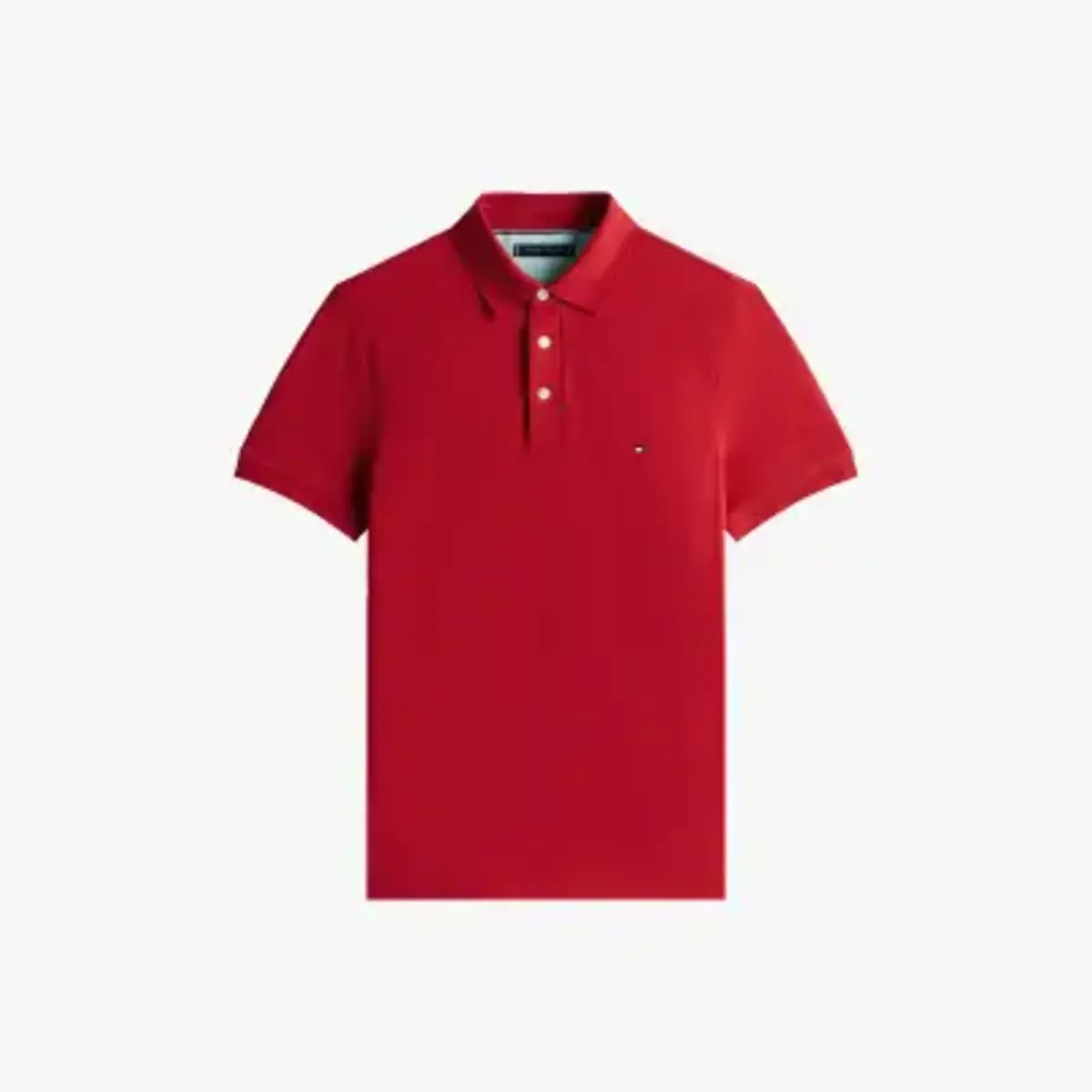 Tommy Hilfiger 1985 SLIM POLO, XLD Kırmızı Erkek T-Shirt & Polo