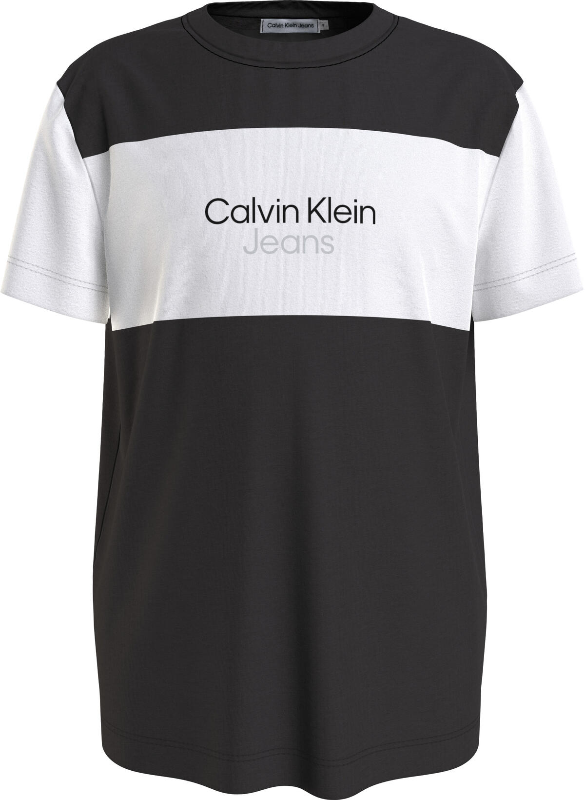 Calvin Klein COLOR BLOCK T-SHIRT Erkek Siyah T-Shirt