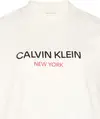 Calvin Klein SS RELAXED SEQUIN LOGO TEE Kadın Beyaz T-Shirt