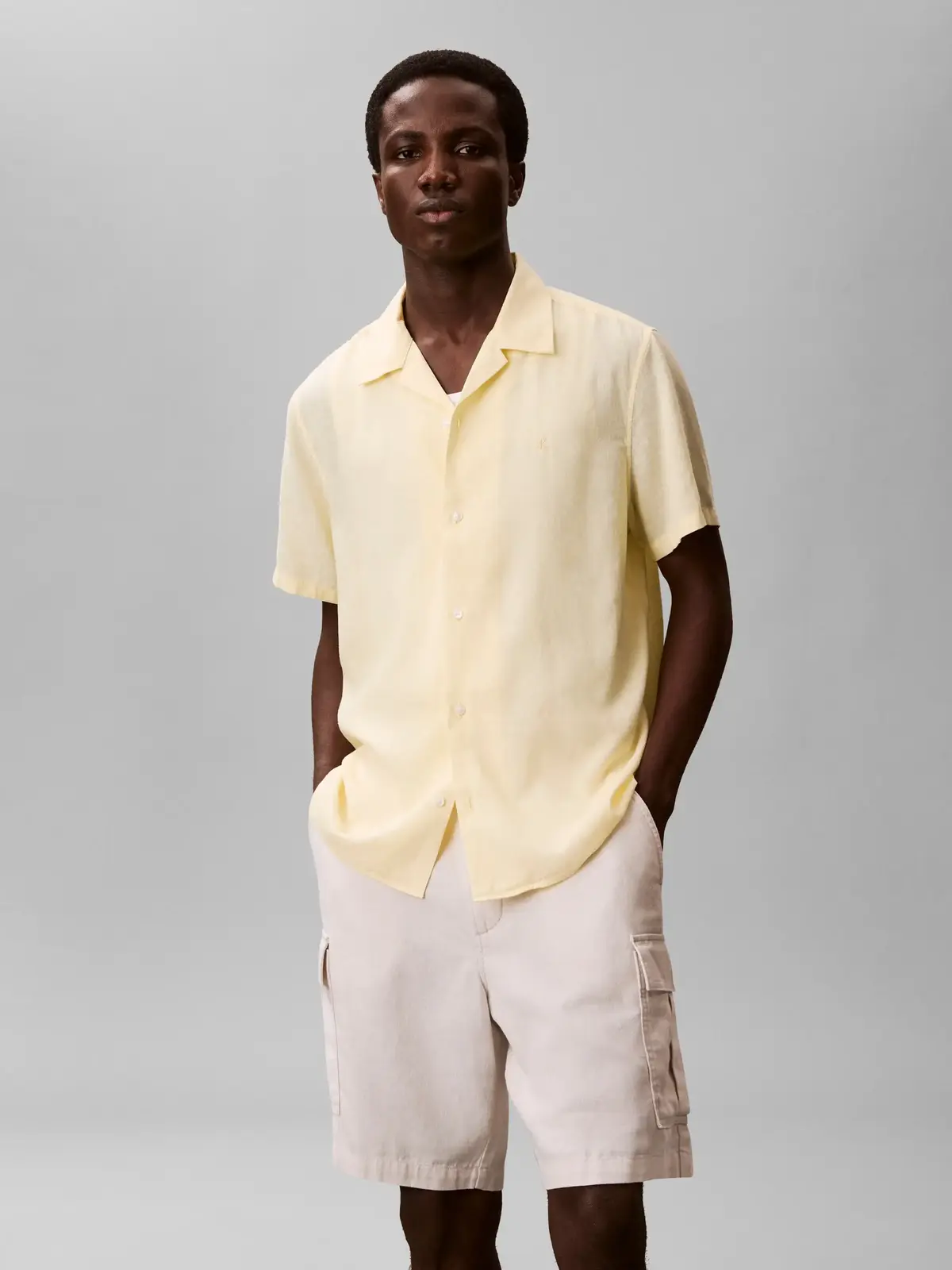 SS CAMP COLLAR SOLID, 41M, L