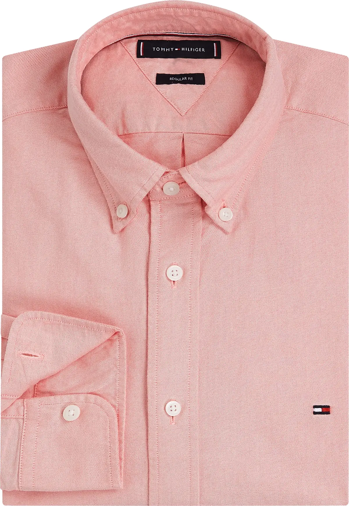 Tommy Hilfiger SOLID HERITAGE OXFOR, TOL Pembe Erkek Gömlek