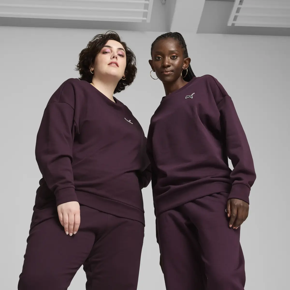 Puma BETTER ESSENTIALS Crew Bordo Kadın Sweatshirt