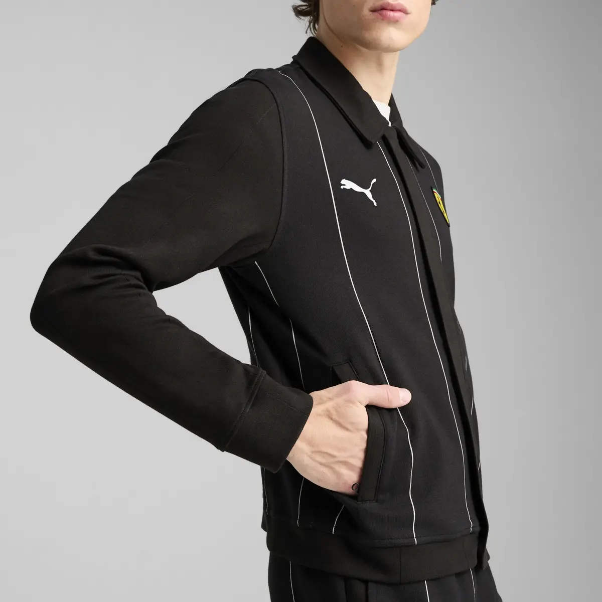 PUMA Ferrari Race Premium Jacket Siyah Erkek Ceket