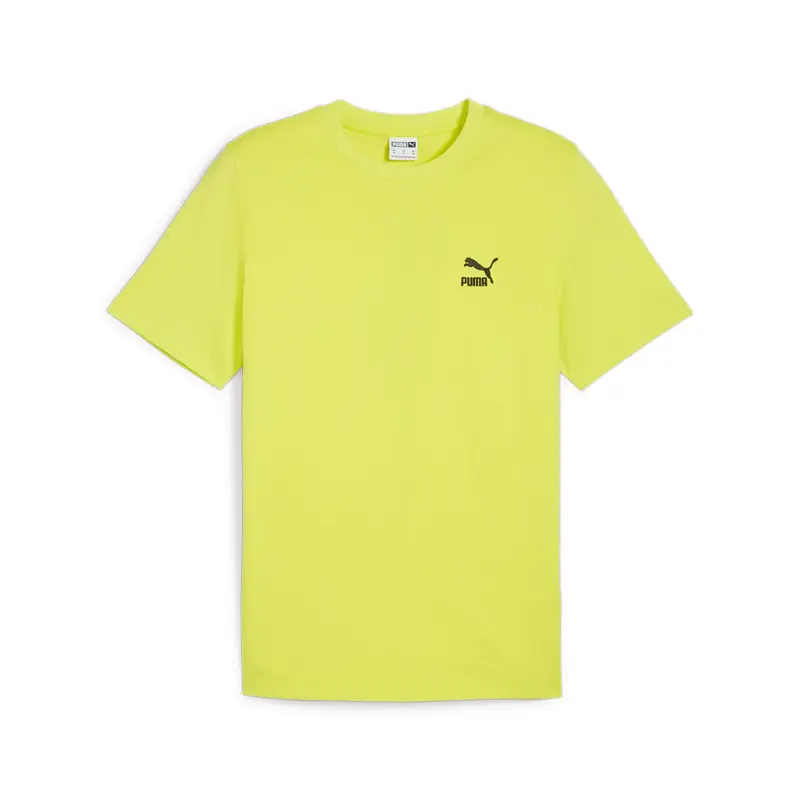 Puma CLASSICS Small Logo Tee Sarı Erkek T-Shirt