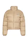 Calvin Klein GRAPHIC LOGO PUFFER, PAI Krem Kadın Şişme Mont