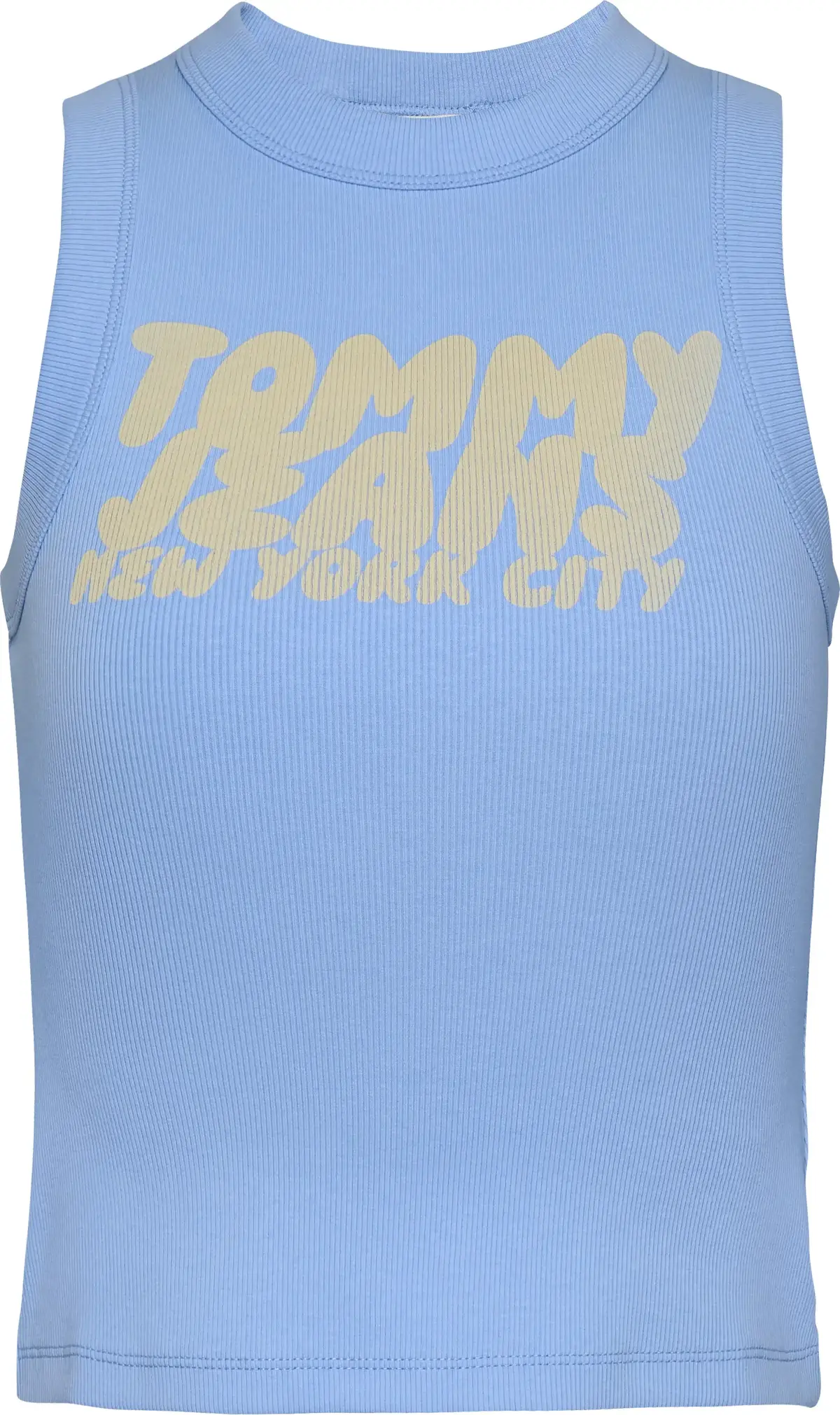 Tommy Hilfiger TJW SLIM SH TJ BUBBL, C12 Mavi Kadın T-Shirt & Polo