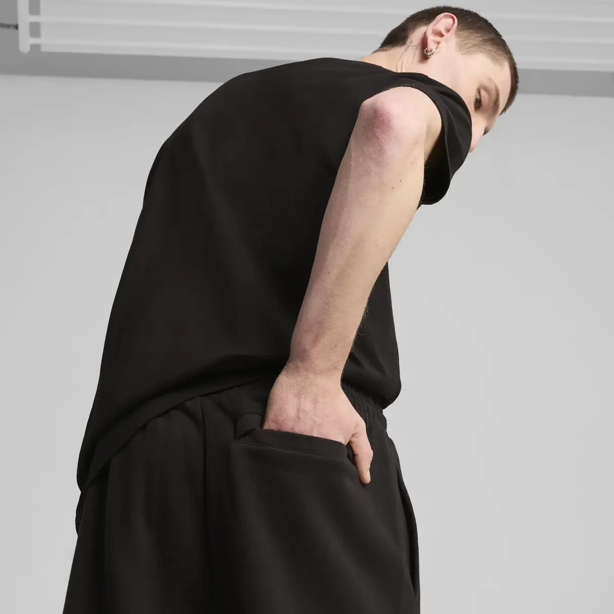 Puma WARDROBE ESS Relaxed Sweatpants Siyah Erkek Eşofman Alt