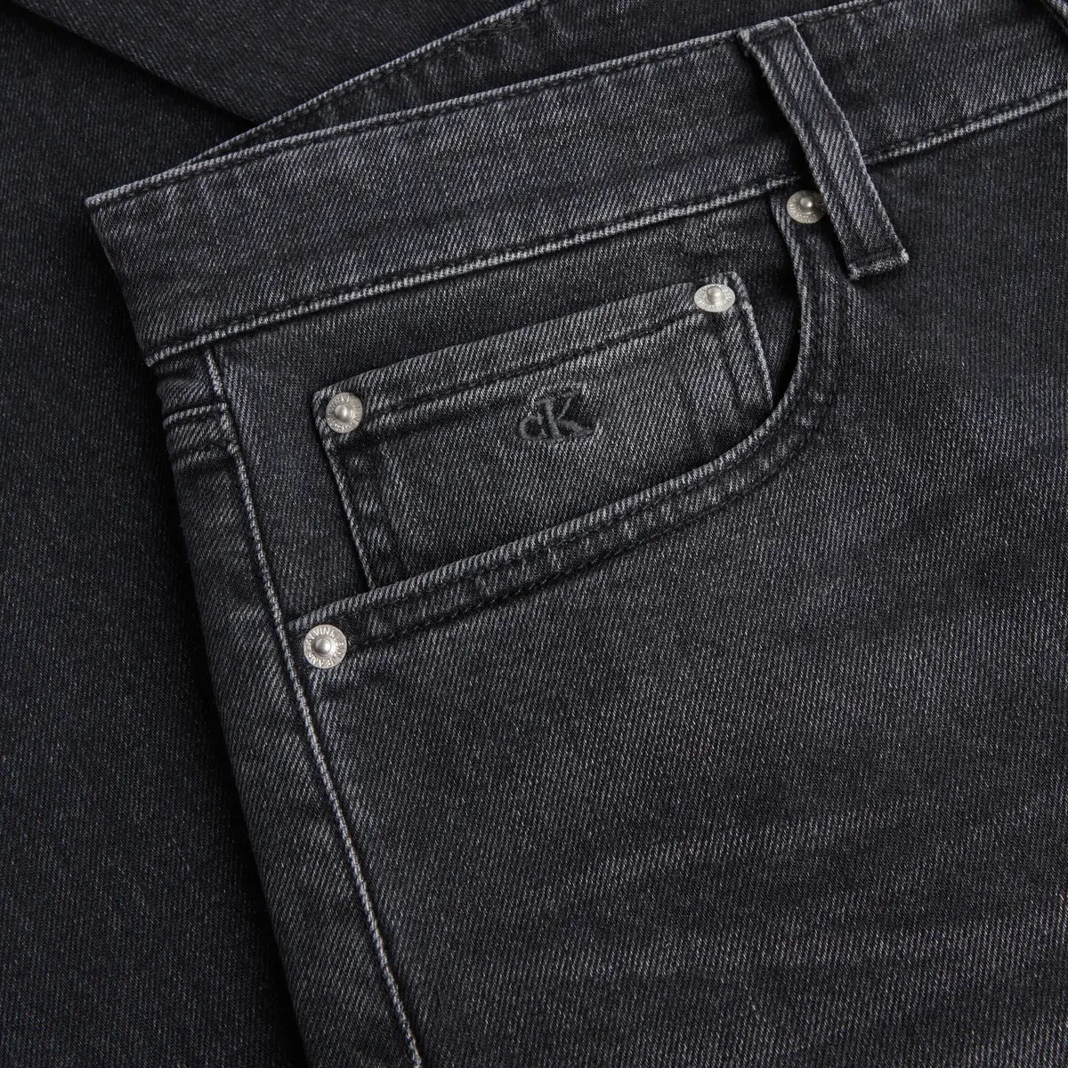 Calvin Klein SLIM TAPER Erkek Antrasit Kot Pantolon
