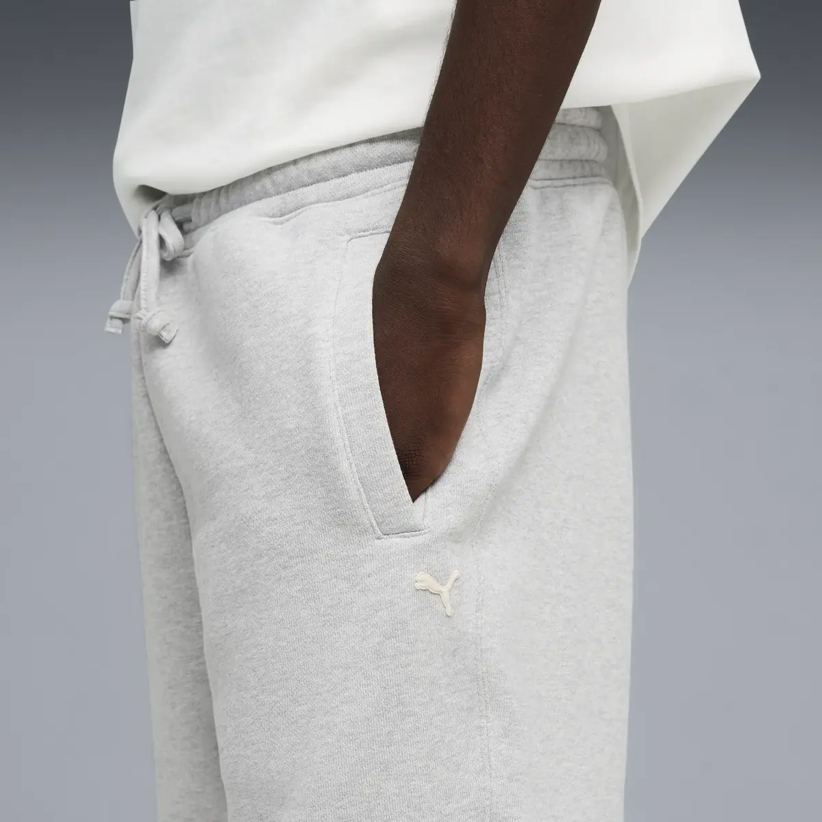 Puma SELECT Essentials Shorts Açık Gri Erkek Şort