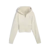 Puma DARE TO Cropped Hoodie Bej Kadın Hoodie