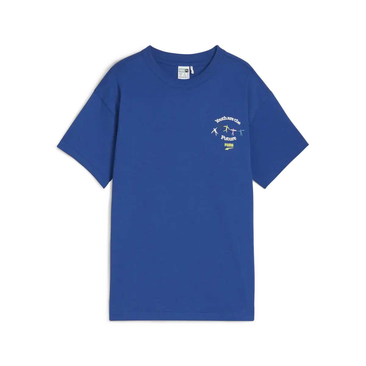 Puma DOWNTOWN Graphic Tee Mavi Erkek T-Shirt & Polo