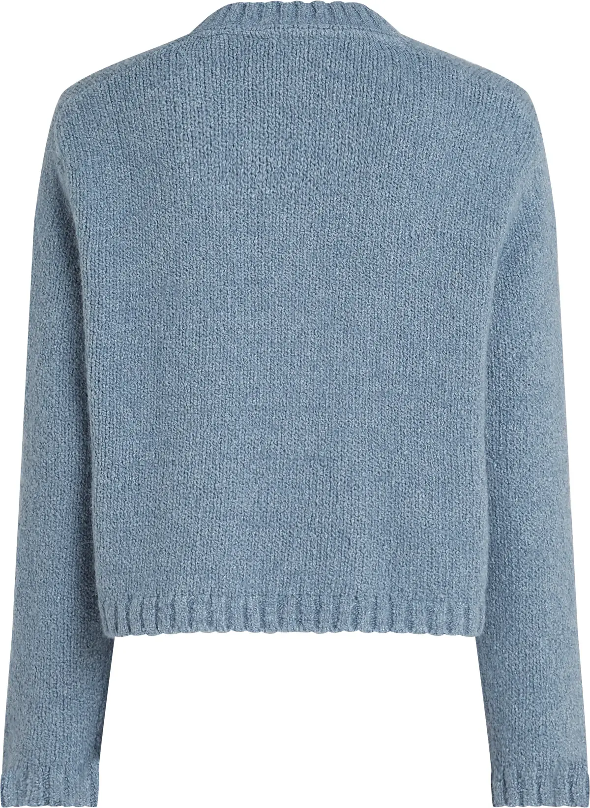 Tommy Hilfiger TEXTURED GOLD BUTTON, DY9 Mavi Kadın Kazak