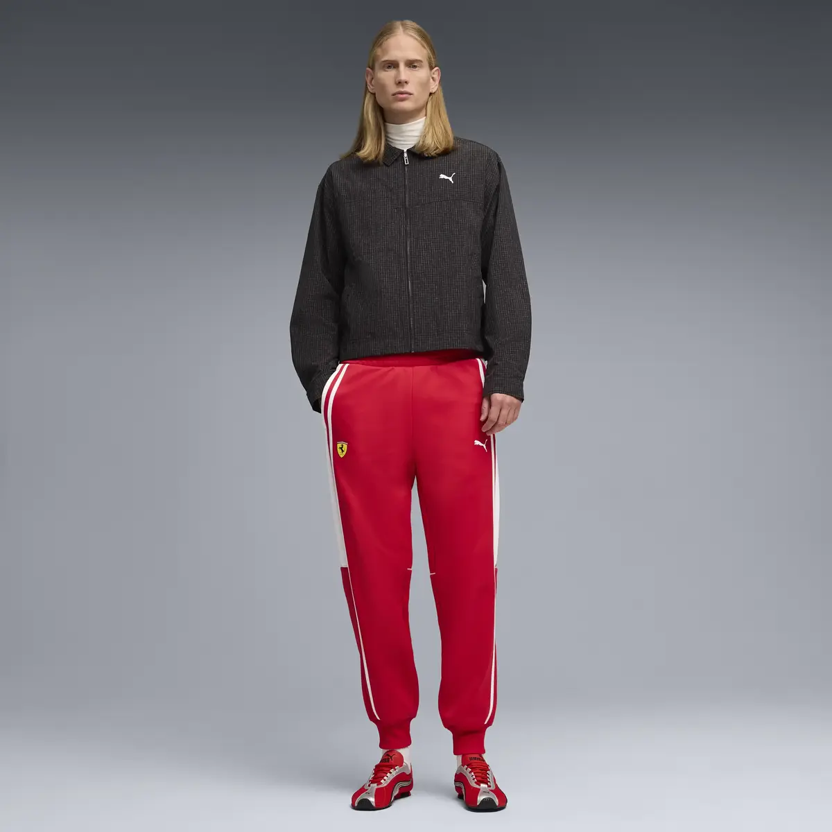 Puma Ferrari MT7 Track Pants Kırmızı Erkek Eşofman Alt