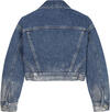 Calvin Klein DENIM JACKET DEGRADE Kadın Mavi Kot Ceket