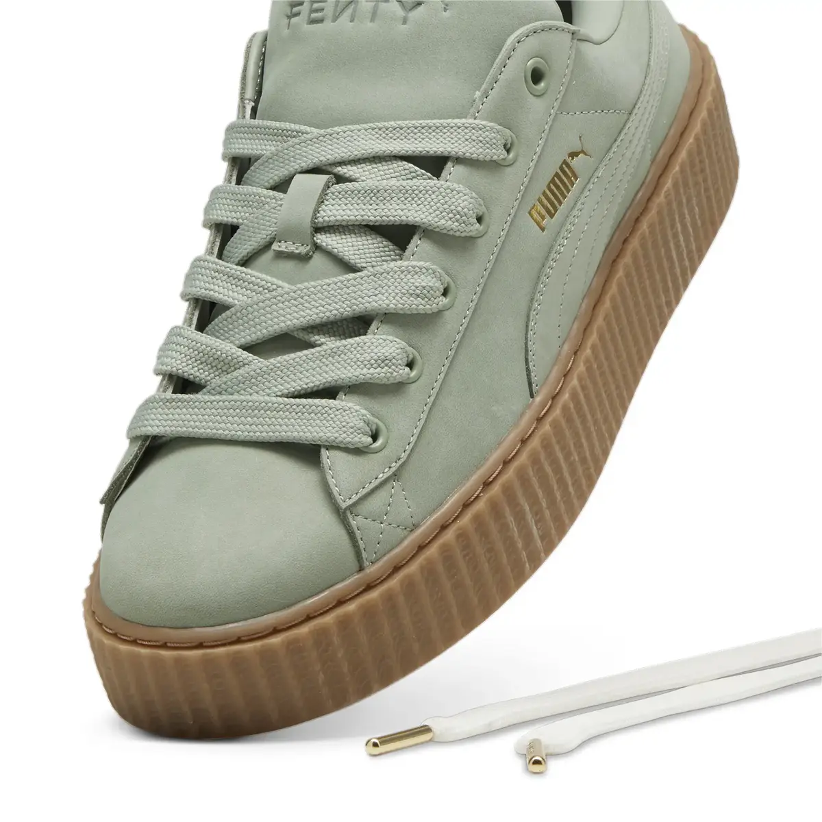 Puma CREEPER PHATTY NUBUCK Yeşil Kadın Günlük Spor Ayakkabı