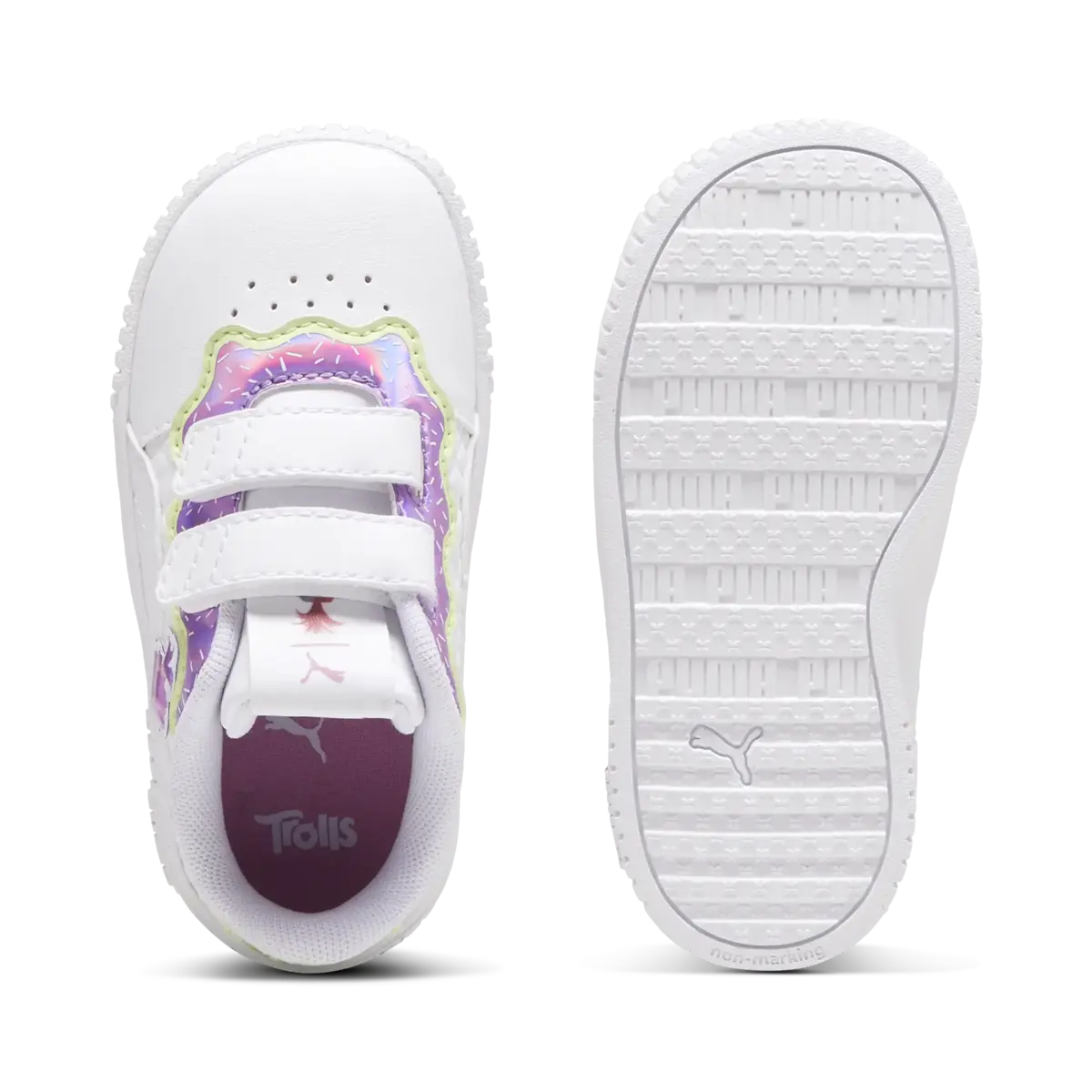 Puma Carina 2.0 Trolls 2 V Inf Beyaz Kadın Spor Ayakkabı & Sneaker