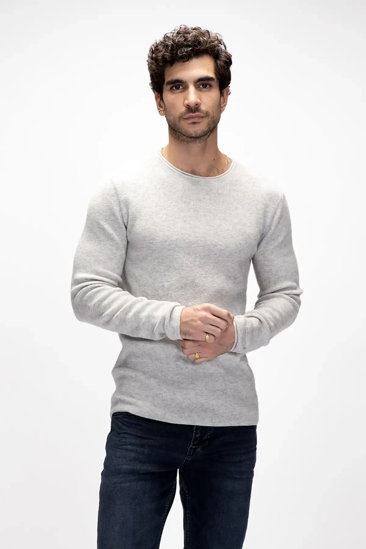 BAD BEAR TENDER JUMPER Erkek Gri Triko Kazak