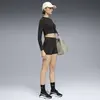 Puma W PUMA SHAPE CROPPED LS Siyah Kadın Antrenman T-Shirt