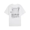 PUMA GRAPHICS Hotel Relaxed Tee Beyaz Erkek T-Shirt