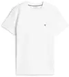 Tommy Hilfiger LUXURY INTERLOCK TEE, YBR Beyaz Erkek T-Shirt & Polo