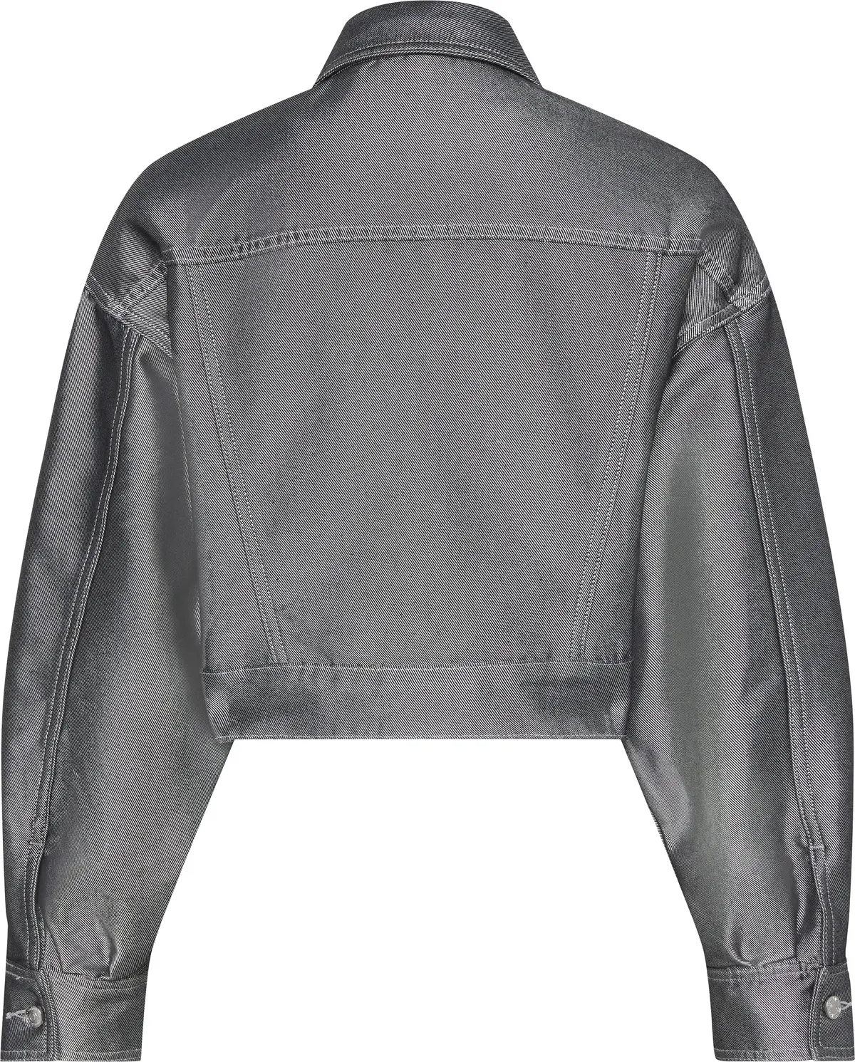 Calvin Klein DENIM BOMBER JACKET DENIM SHINE Kadın Siyah Kot Ceket