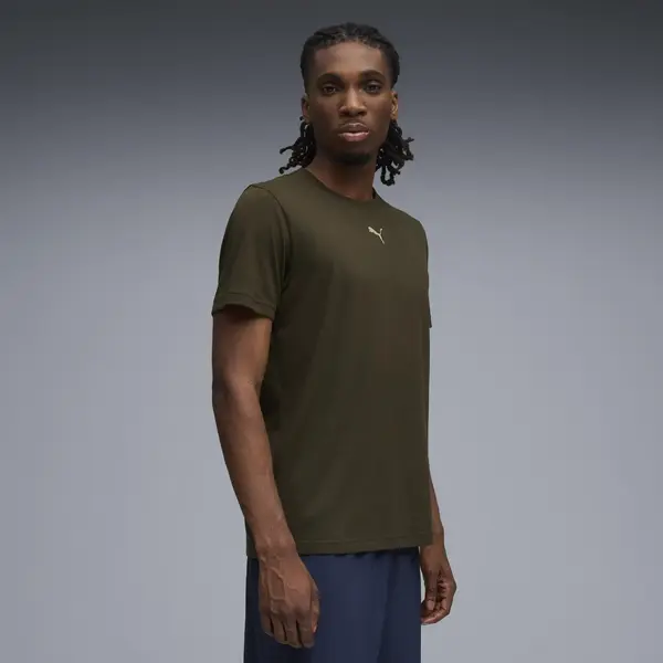 Puma M GRAPHIC ILLUSTRATED TEE Yeşil Erkek T-Shirt