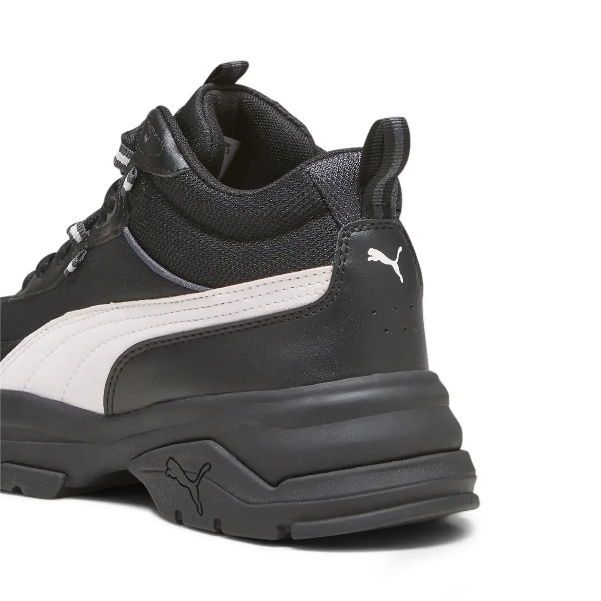Puma Cassia Via Mid Siyah Kadın Spor Ayakkabı