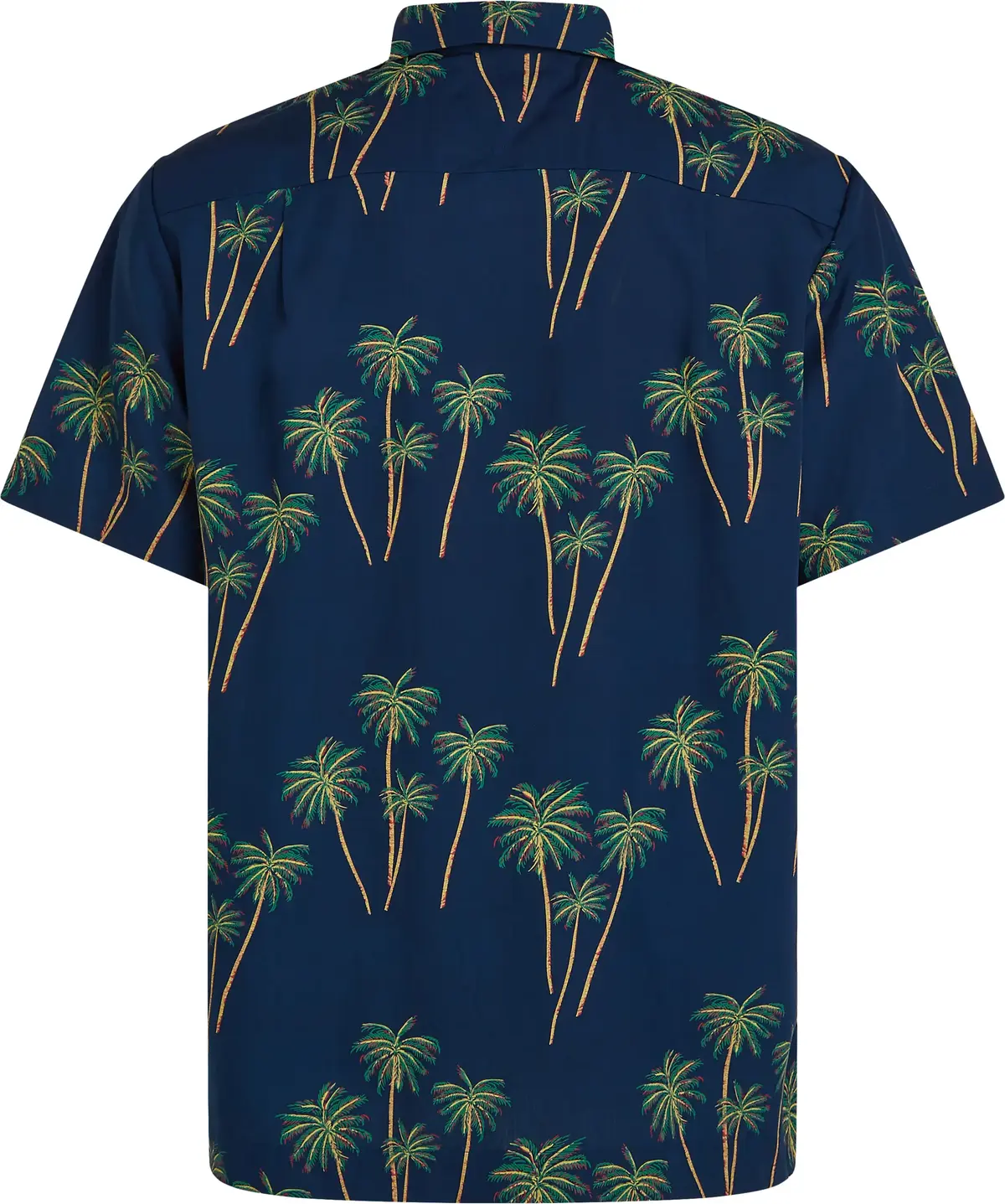 Tommy Hilfiger LIGHTWEIGHT PALM SS, DAF Lacivert Erkek Gömlek