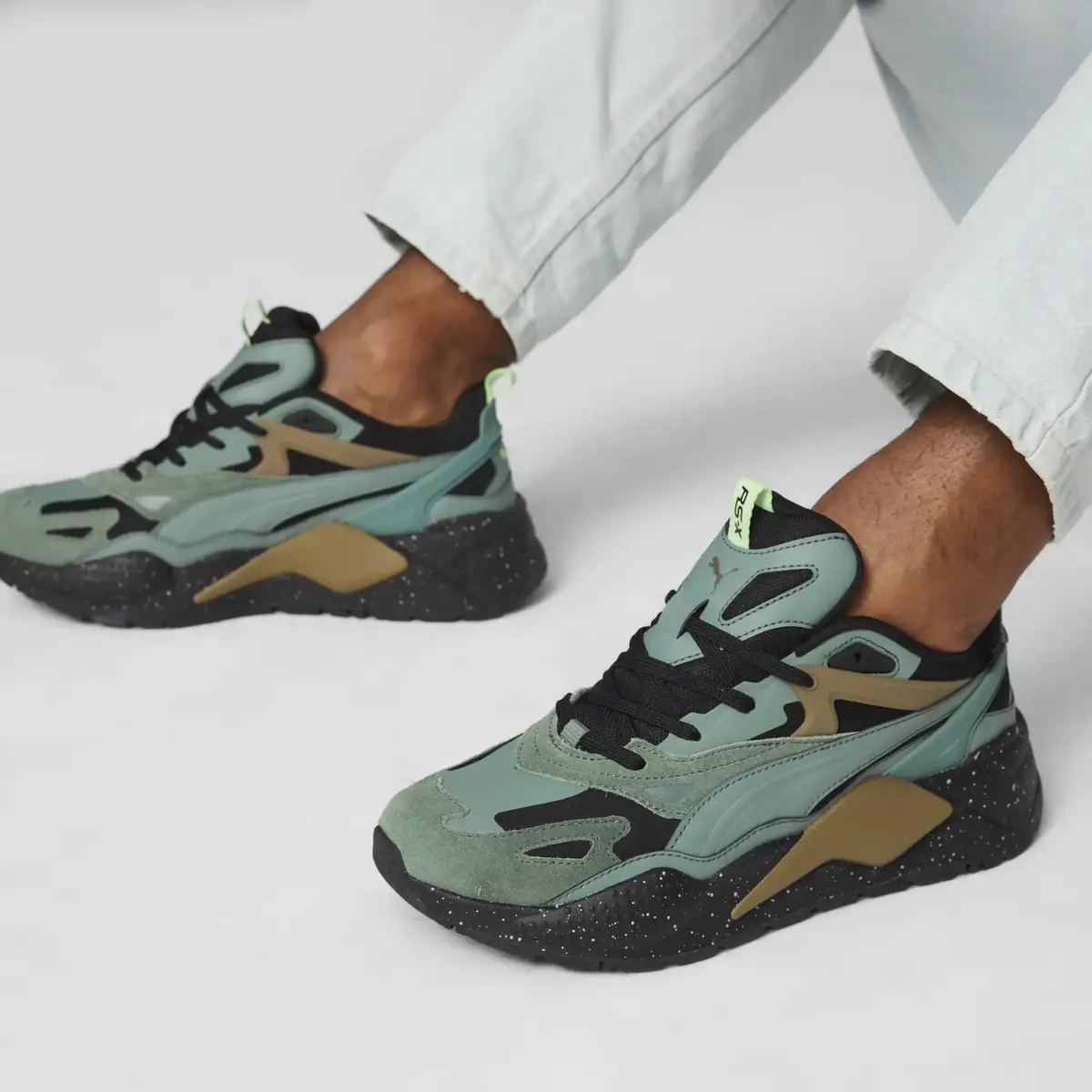 Puma RS-X Efekt Speckle Siyah Erkek Günlük Spor Ayakkabı