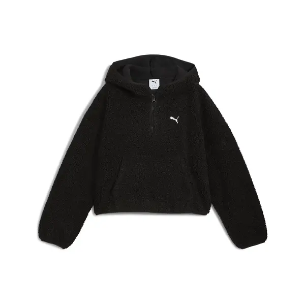 Puma WARDROBE ESS Polar FL Hoodie Siyah Kadın Hoodie