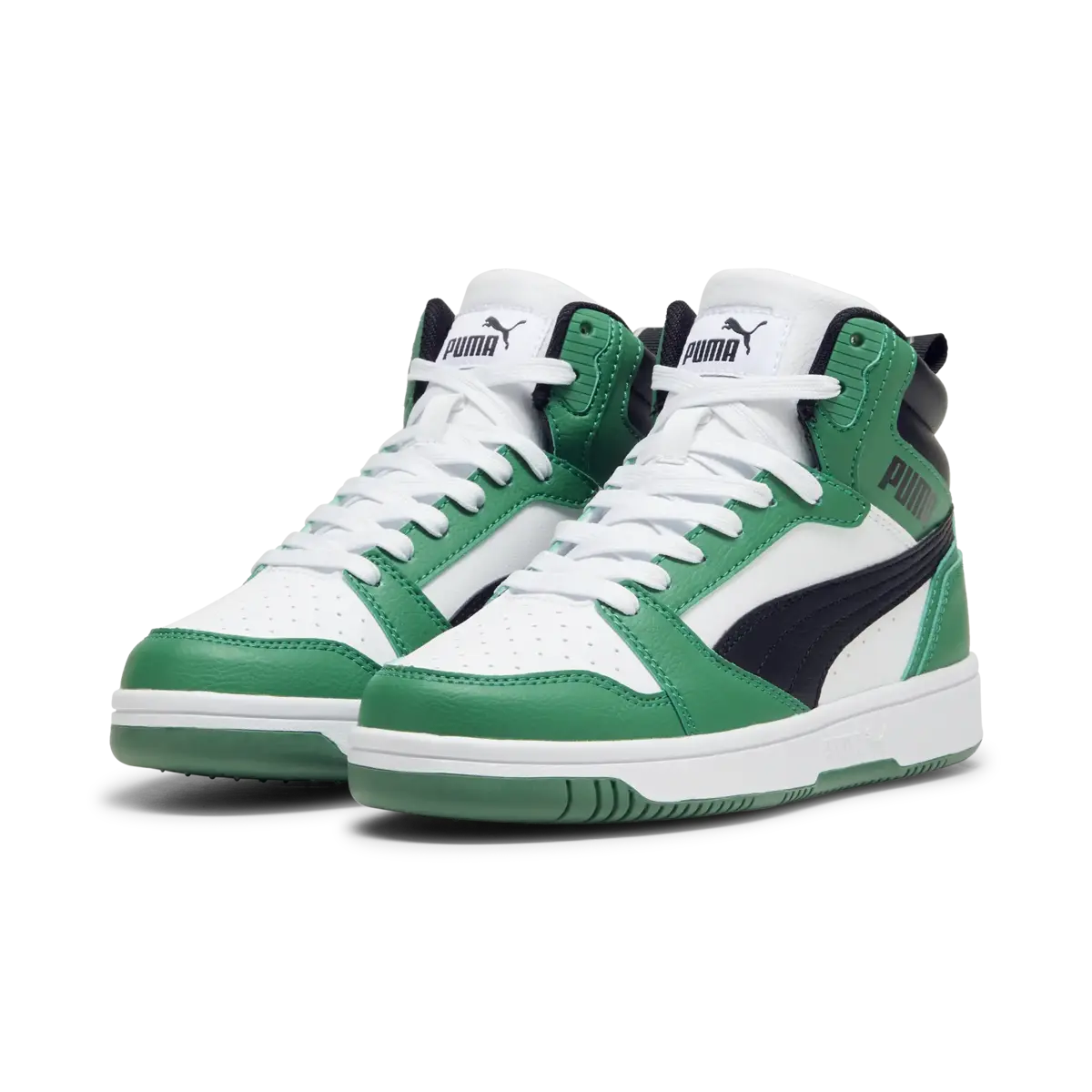 Puma Rebound V6 Mid Jr Yeşil Unisex Spor Ayakkabı