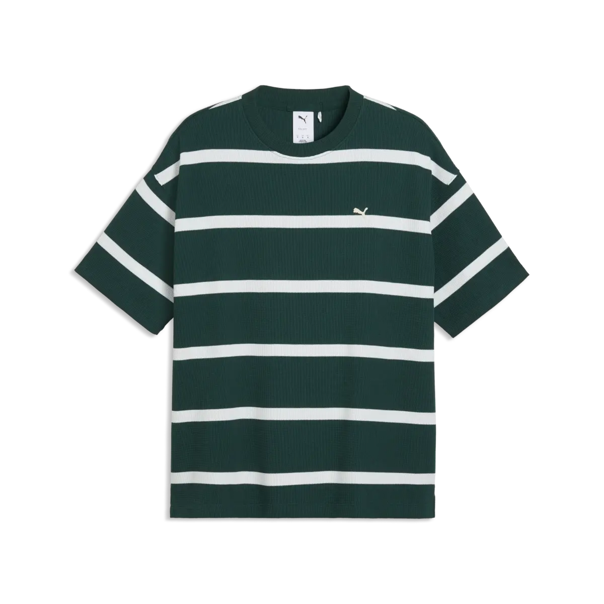 Puma SELECT Essentials Waffle Tee Yeşil Erkek T-Shirt