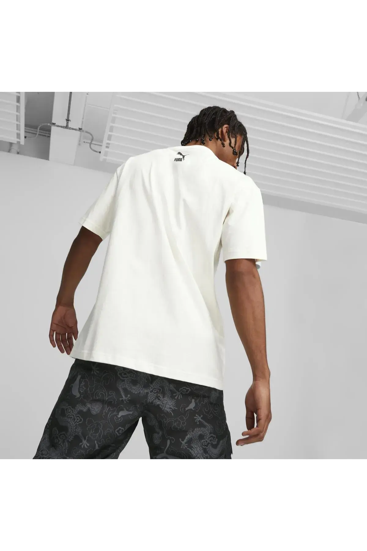 PUMA X STAPLE Graphic Tee Warm Kırık Beyaz Erkek T-Shirt