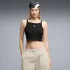 Puma ESS Ribbed Crop Top Siyah Kadın Askılı T-Shirt
