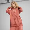 PUMA WARDROBE ESS Graphic Hoodie Kırmızı Kadın Hoodie