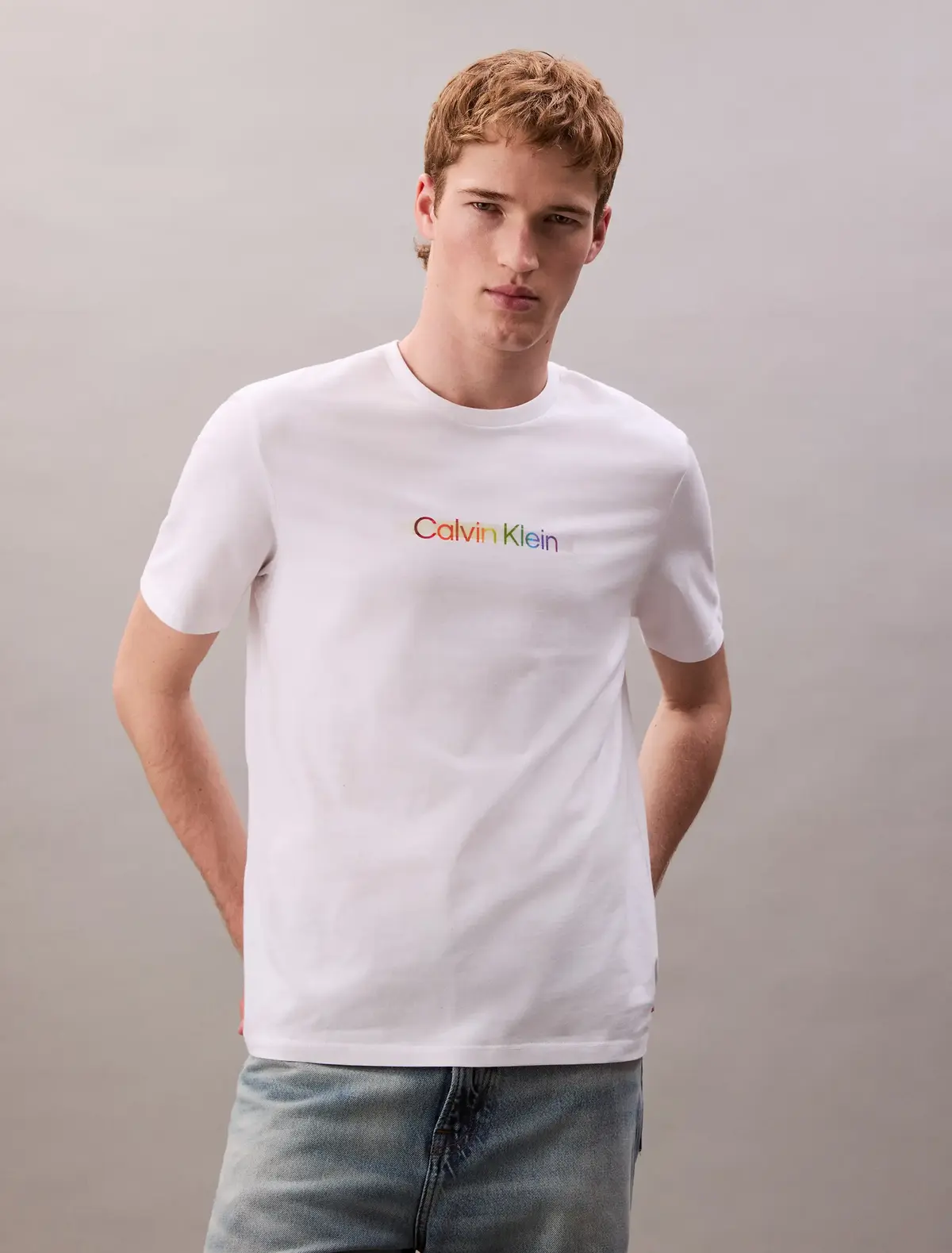 Calvin Klein SS 20s CALVIN KLEIN Beyaz Erkek Tişört