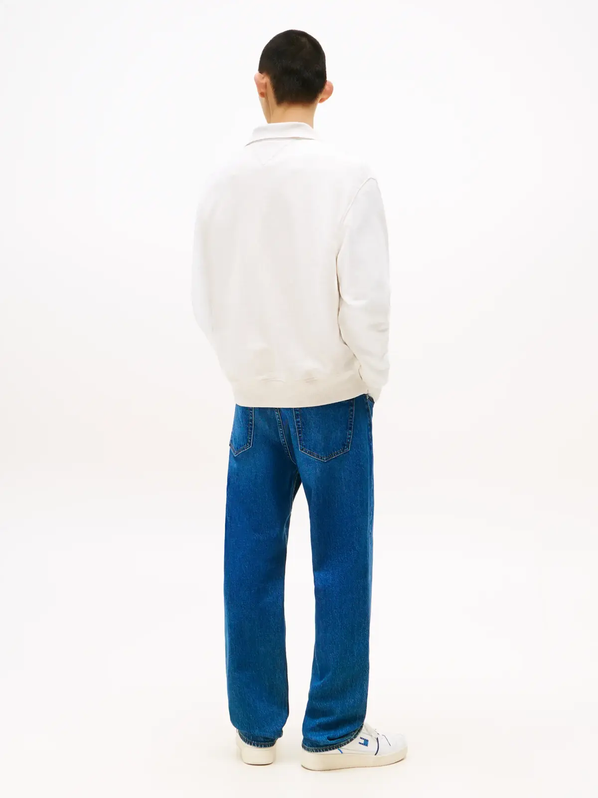 Tommy Hilfiger TJM RLX COLORBLOCK M, AE3 Krem Erkek Polo T-Shirt