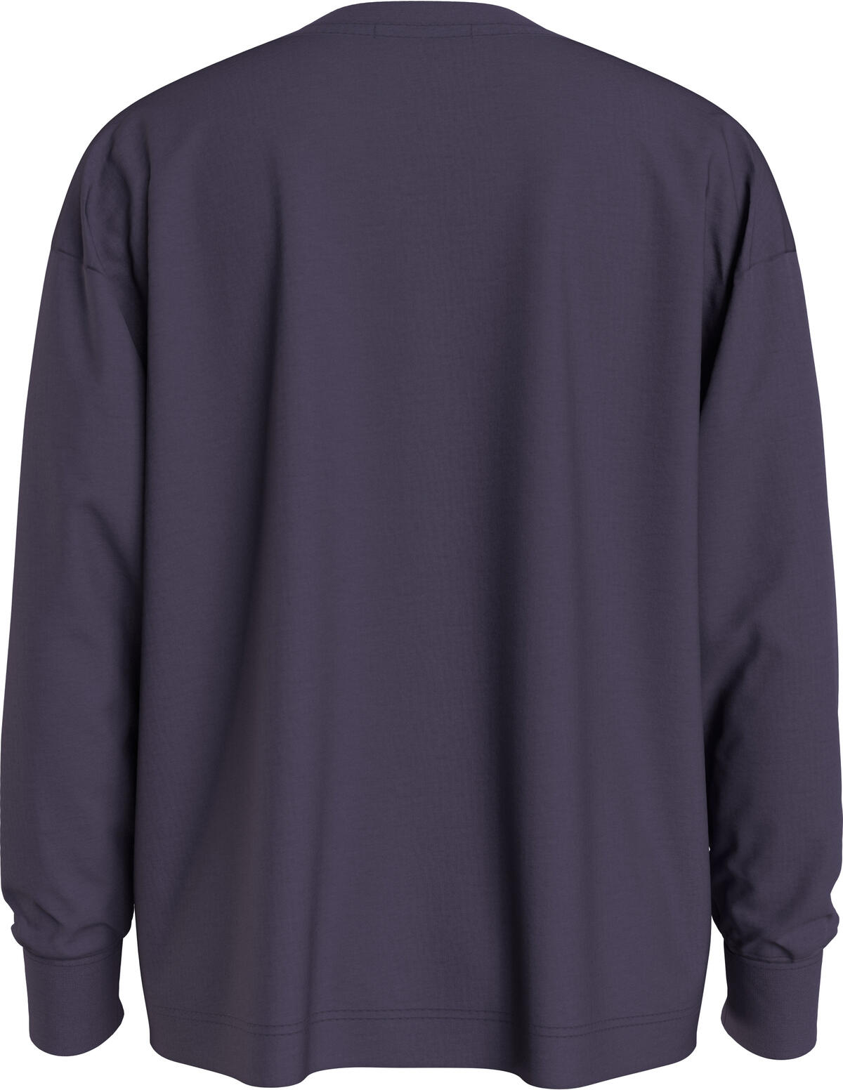 Calvin Klein HERO MAXI LOGO LS T- Erkek Mor T-Shirt