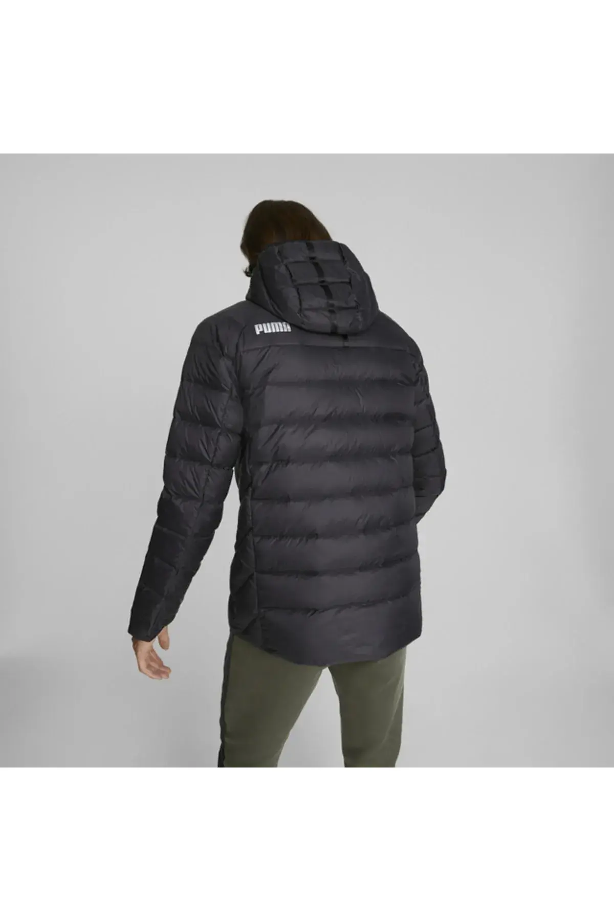 Puma PackLITE Hooded Down Jacket Siyah Erkek Şişme Mont