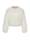 Calvin Klein LOGO QUILTED INSULAT, 67U Bej Kadın Ceket