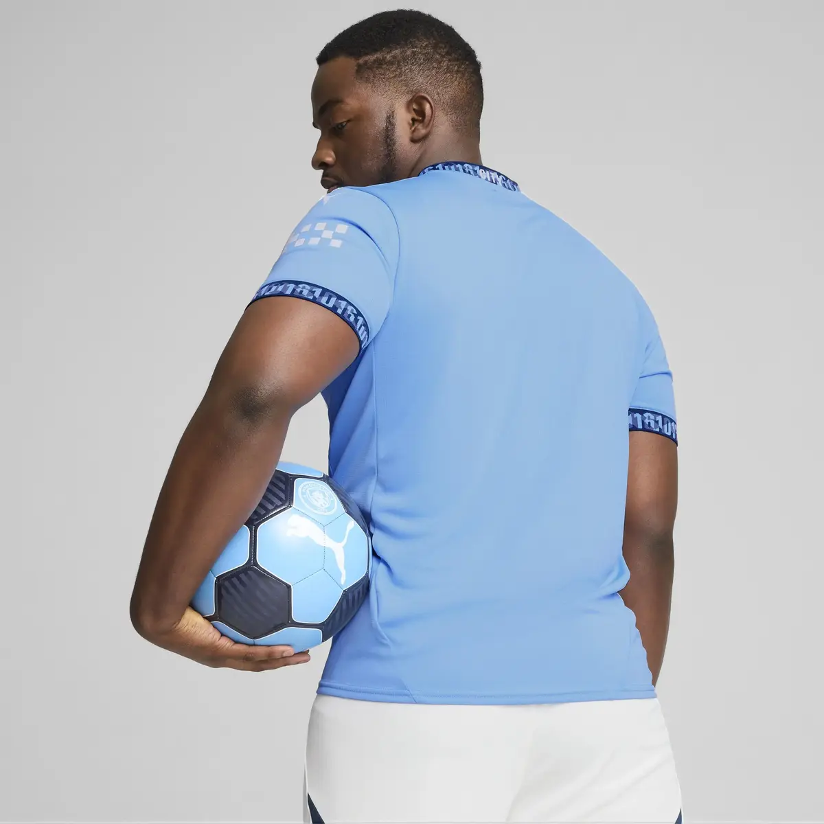 PUMA MCFC Home Jersey Replica Mavi Erkek Forma