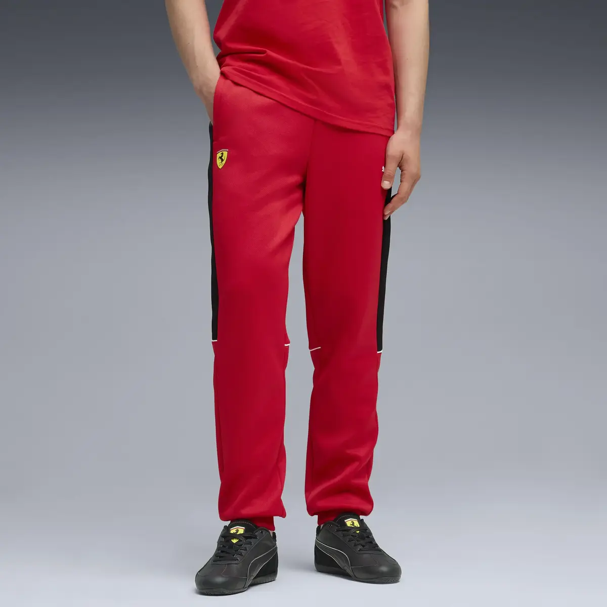 Puma Ferrari MT7 Track Pants Kırmızı Erkek Eşofman Altı