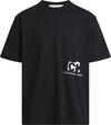 Calvin Klein CONNECTED LAYER LAND Erkek Siyah T-Shirt