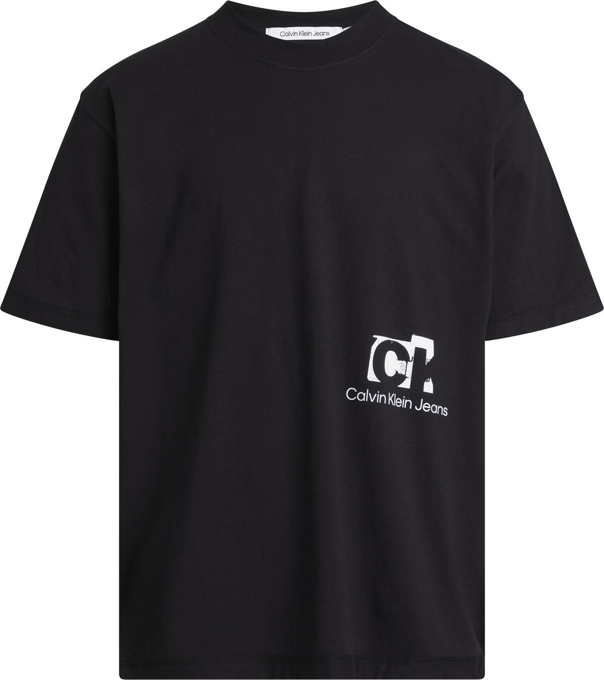 Calvin Klein CONNECTED LAYER LAND Erkek Siyah T-Shirt