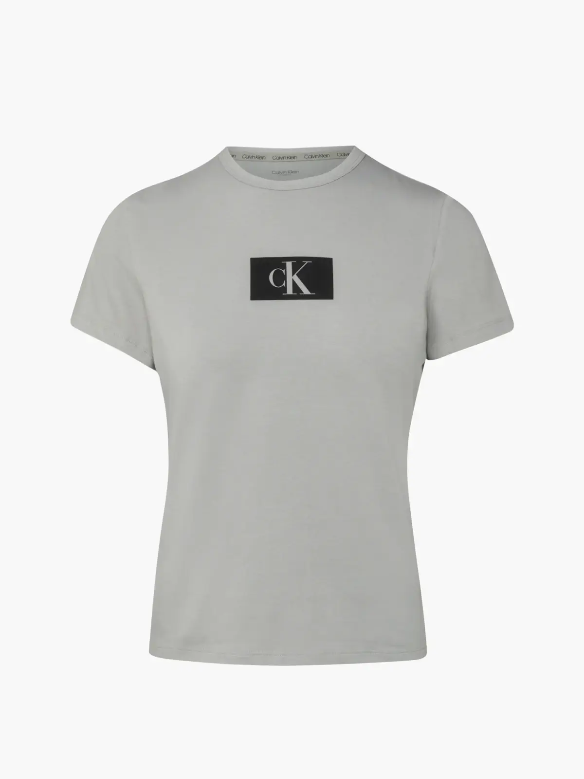 Calvin Klein S/S CREW NECK Kadın Gri T-Shirt