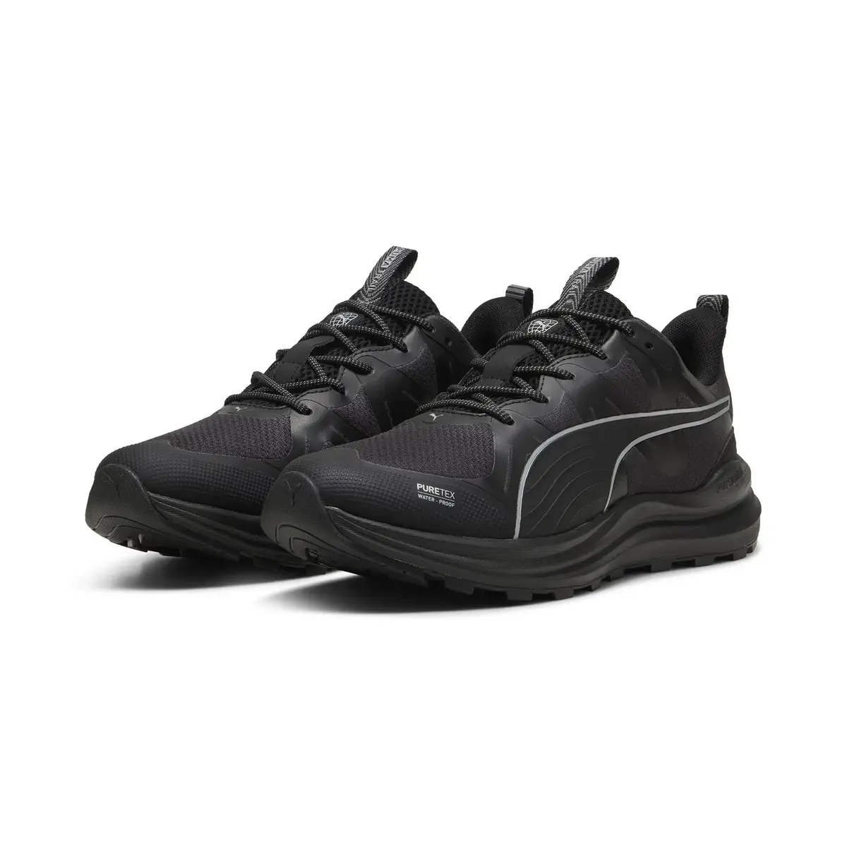 Puma Reflect Lite Trail PTX Siyah Unisex Yürüyüş ve Koşu Ayakkabısı