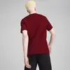 Puma ESS ELEVATED Waffle Tee Bordo Erkek T-Shirt
