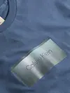 Calvin Klein GEL OVERLAY LOGO T-S, D0D Mavi Erkek T-Shirt & Polo
