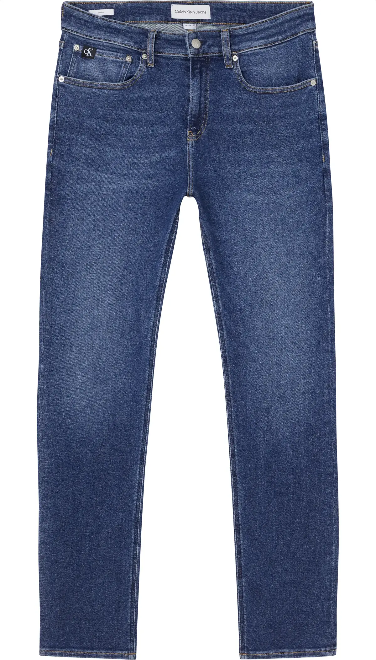 Calvin Klein SKINNY Erkek mavi Kot Pantolon