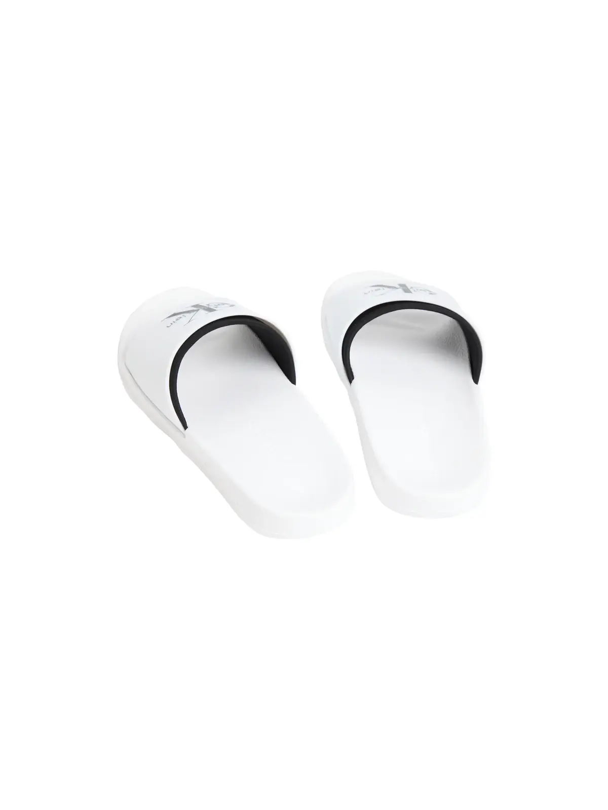 Calvin Klein ESS SLIDE RUBBER NEO Beyaz Erkek Terlik
